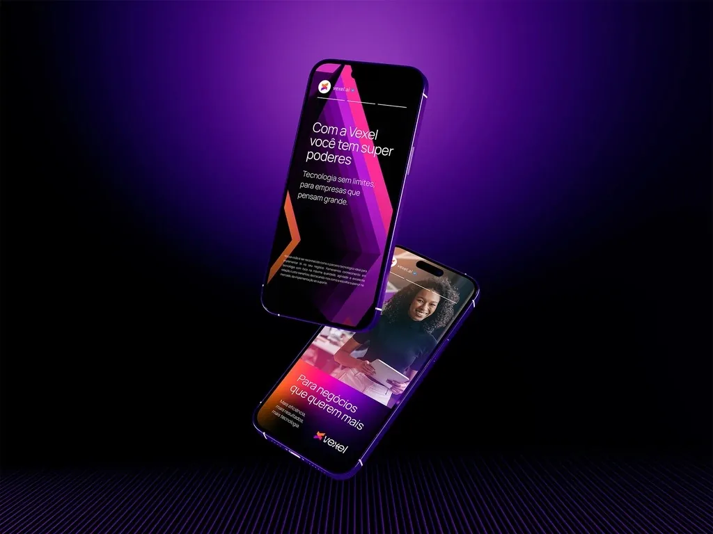 Aplicativo Vexel em celulares